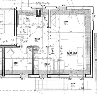 3-Zimmer-Wohnung mieten in Bruck-Mürzzuschlag – 70,37 m², € 965 – Bild 3 von 3