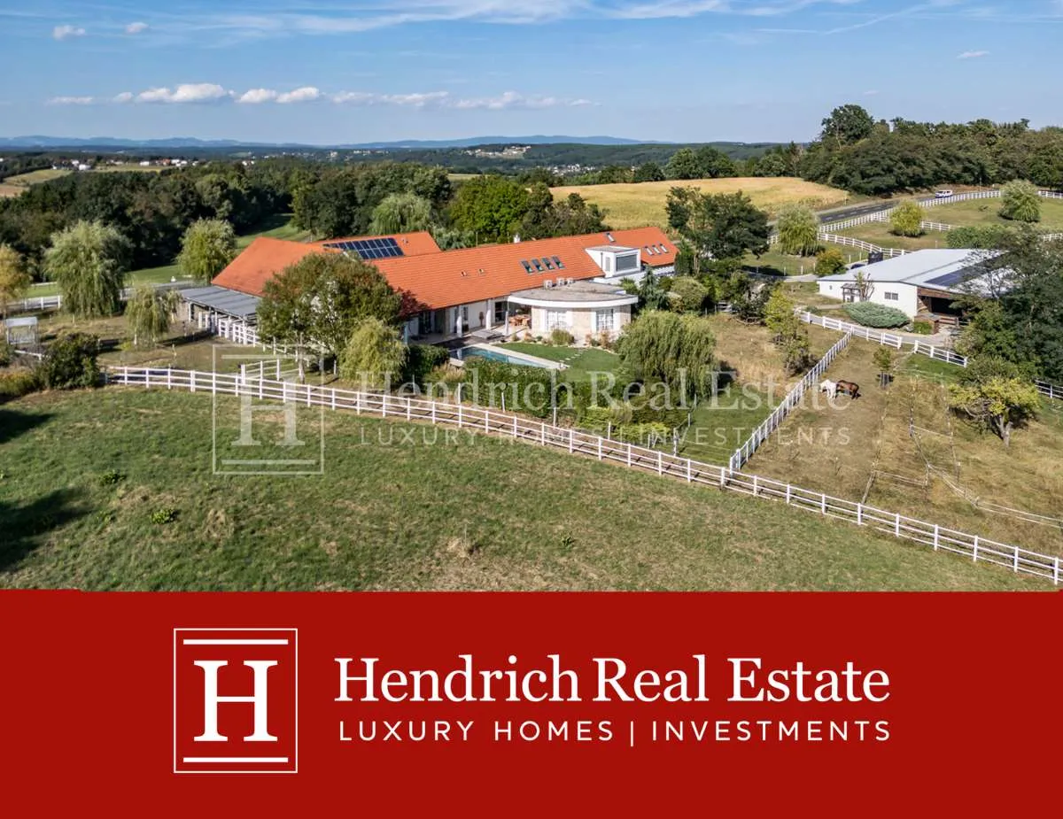 Landhaus der Superlative mit Reitstall und -halle in der Golf- und Thermenregion, Neudauberg
