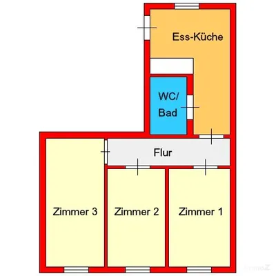 3-Zimmer-Wohnung mieten in Graz – 52,77 m², € 736