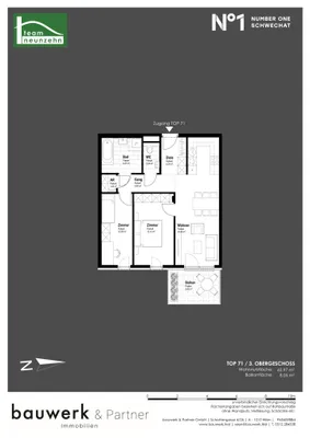 Immobilie kaufen in Bruck an der Leitha – 65,97 m², € 338.300 – Bild 15 von 15