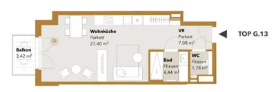1-Zimmer-Wohnung mieten in Wien – 40,7 m², € 1.185 – Bild 18 von 18