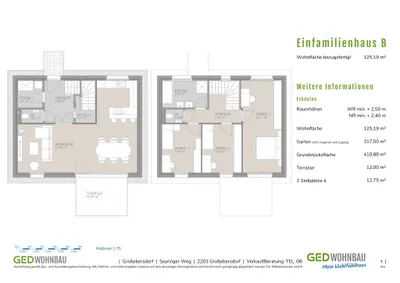 4-Zimmer-Haus kaufen in Mistelbach – 125,19 m², € 678.000 – Bild 2 von 6