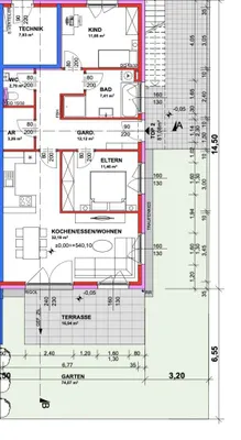 3-Zimmer-Wohnung kaufen in Braunau am Inn – 81,08 m², € 455.000 – Bild 3 von 3
