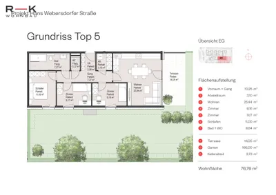 4-Zimmer-Wohnung kaufen in Salzburg Stadt – 76,76 m², € 596.000 – Bild 5 von 5