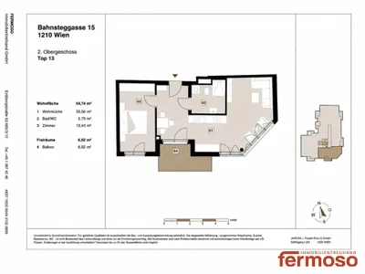 2-Zimmer-Wohnung kaufen in Wien – 54,74 m², € 419.000 – Bild 9 von 10