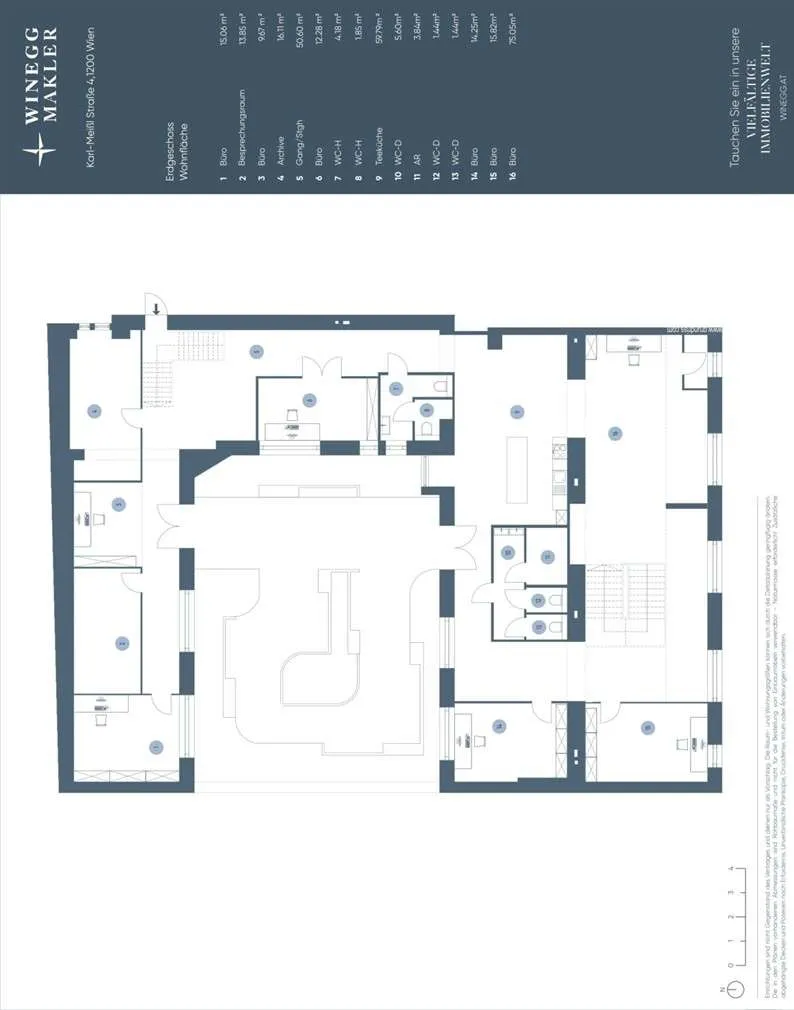 Loftartige Flächen in Augartennähe - Ansicht 2