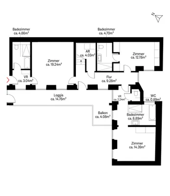 5-Zimmer-Wohnung kaufen in Wien – 189 m², € 2.595.000 – Bild 16 von 20