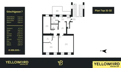 3-Zimmer-Wohnung kaufen in Wien – 80,03 m², € 499.000 – Bild 20 von 20