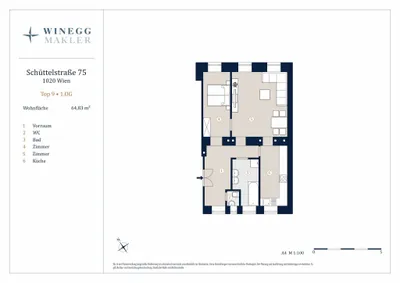4-Zimmer-Wohnung kaufen in Wien – 118,53 m², € 508.000 – Bild 14 von 14