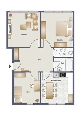3-Zimmer-Wohnung mieten in Bregenz – 80,15 m², € 1.400 – Bild 11 von 11
