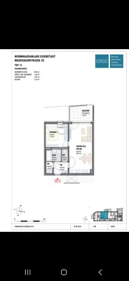 2-Zimmer-Wohnung mieten in Eisenstadt – 53 m², € 770 – Bild 3 von 13