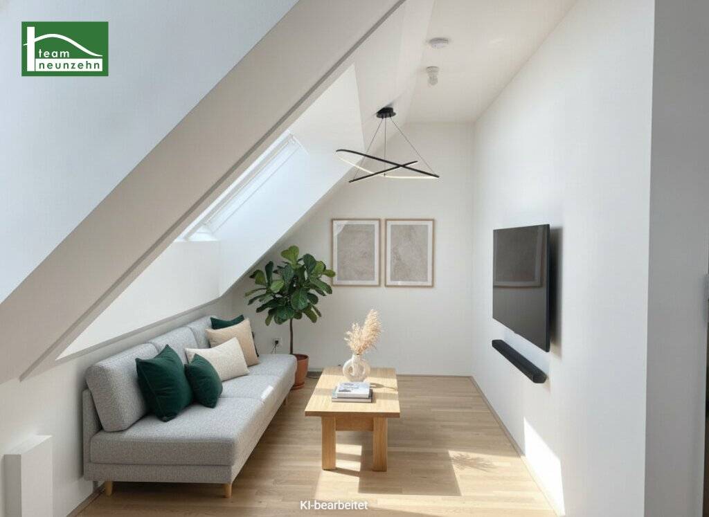 Klimatisierte Dachgeschoss-Wohnung nahe U6 Handelskai & S-Bahn! Moderner Neubau mit inkludierter Küche! Ab Sofort verfügbar! – pohled 3