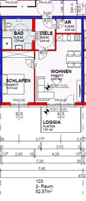 2-Zimmer-Wohnung kaufen in Wels-Land – 52,57 m², € 236.565 – Bild 11 von 11