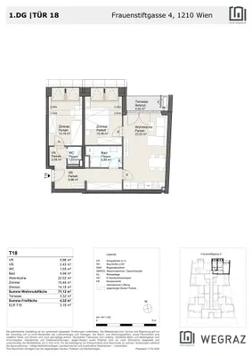 3-Zimmer-Wohnung kaufen in Wien – 71,12 m², € 469.000 – Bild 9 von 9