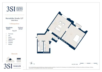 2-Zimmer-Wohnung kaufen in Wien – 70,29 m², € 435.000 – Bild 10 von 10