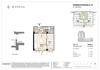 2-Zimmer-Wohnung kaufen in Wien – 37,69 m², € 202.400 – Bild 13 von 13