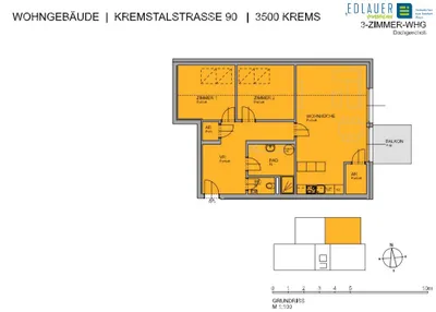 3-Zimmer-Wohnung mieten in Krems an der Donau – 88,96 m², € 1.349 – Bild 20 von 21