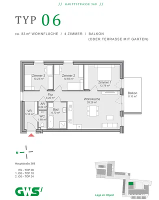 4-Zimmer-Wohnung mieten in Hartberg-Fürstenfeld – 82,67 m², € 1.008 – Bild 12 von 12