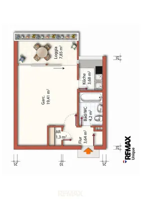1-Zimmer-Wohnung kaufen in Salzburg Stadt – 32,22 m², € 199.990 – Bild 12 von 12
