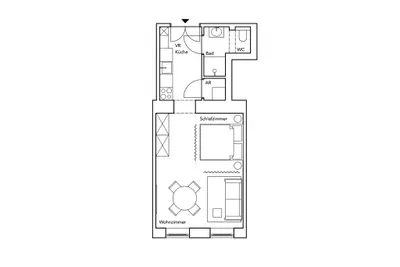 1-Zimmer-Wohnung kaufen in Wien – 33,3 m², € 178.000 – Bild 12 von 12