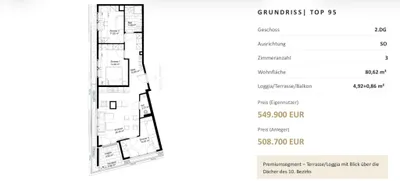 3-Zimmer-Wohnung kaufen in Wien – 80,62 m², € 549.900 – Bild 16 von 20