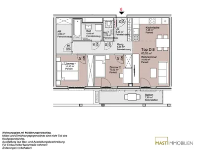 3-Zimmer-Wohnung kaufen in Wien – 63,52 m², € 377.000 – Bild 12 von 12