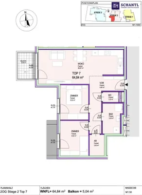 3-Zimmer-Wohnung kaufen in Gänserndorf – 64,64 m², € 329.000 – Bild 15 von 15