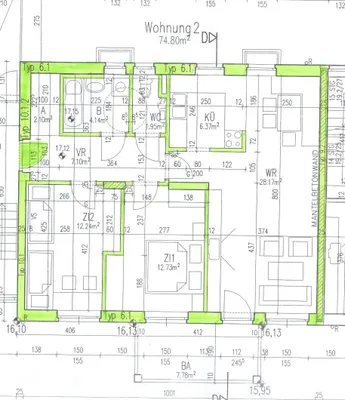 3-Zimmer-Wohnung mieten in Hartberg-Fürstenfeld – 74,8 m², € 919 – Bild 2 von 14