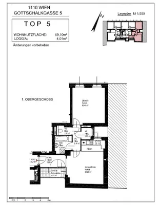 2-Zimmer-Wohnung mieten in Wien – 59,1 m², € 973 – Bild 12 von 13