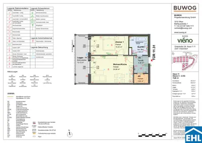 2-Zimmer-Wohnung mieten in Mödling – 55,32 m², € 1.293 – Bild 12 von 12