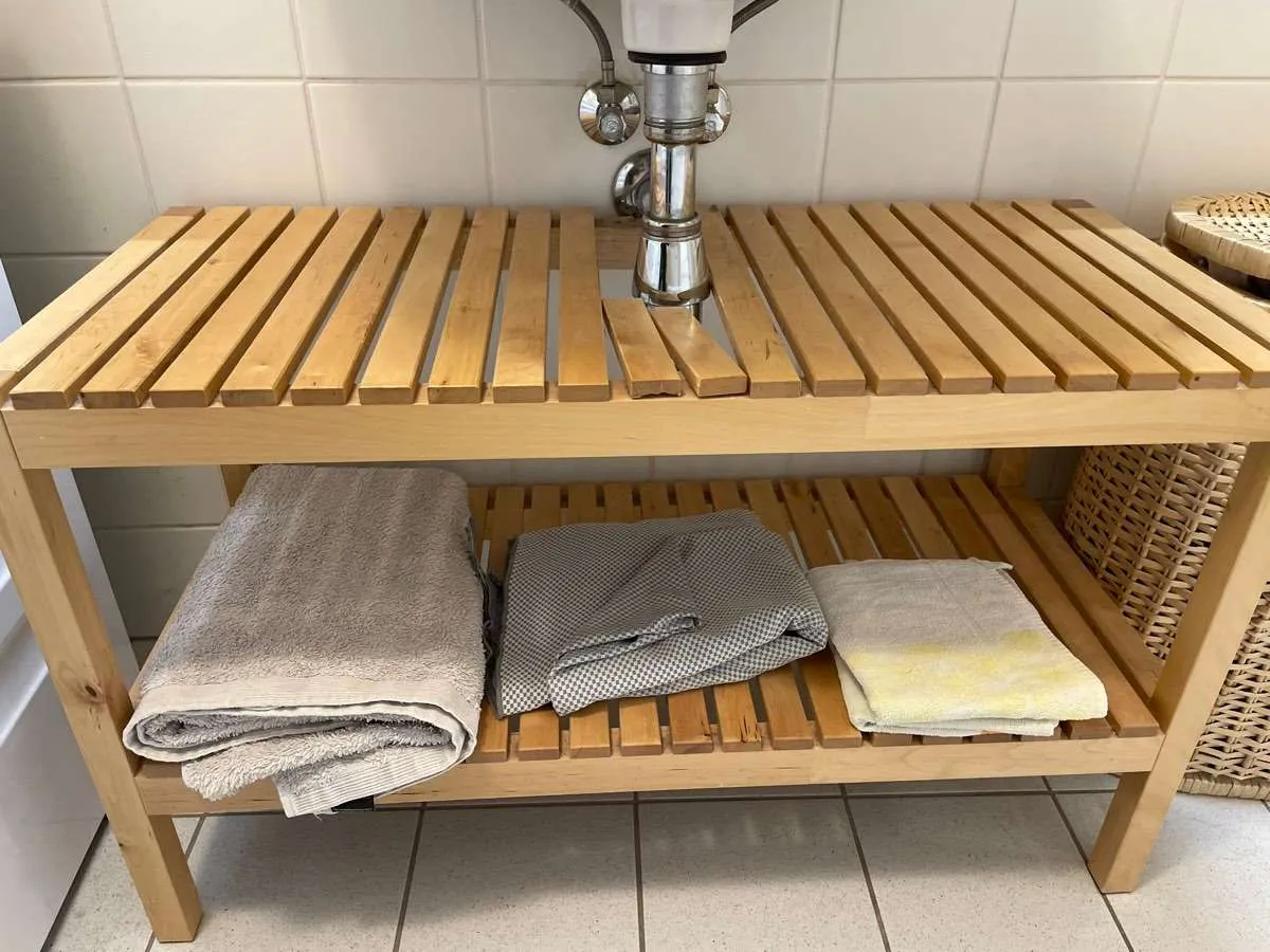 beistelltische rund Couchtisch Set Ash Ø50 / 62 cm Eiche dunkel Farbe:weiß eiche