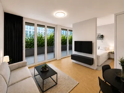 Top moderne Balkonwohnung neben WU und U2