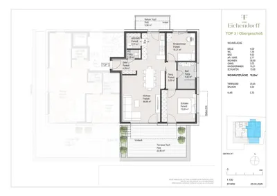 3-Zimmer-Wohnung kaufen in Salzburg Stadt – 78,26 m², € 985.000 – Bild 3 von 4