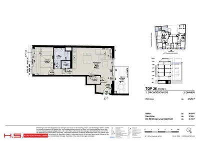 2-Zimmer-Wohnung kaufen in Wien – 54,23 m², € 695.000 – Bild 17 von 17
