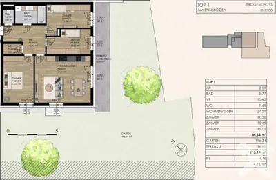 4-Zimmer-Wohnung kaufen in Liezen – 84,64 m², € 475.000 – Bild 7 von 7