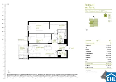 3-Zimmer-Wohnung kaufen in Wien – 81,16 m², € 425.000 – Bild 12 von 12