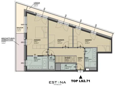 4-Zimmer-Wohnung kaufen in Wien – 161,53 m², € 1.348.200 – Bild 19 von 19