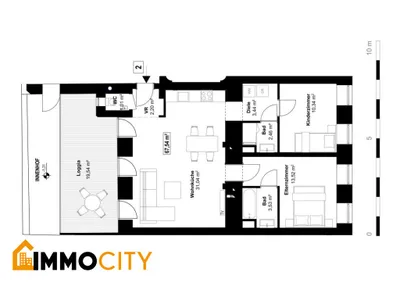 3-Zimmer-Wohnung kaufen in Wien – 67,54 m², € 399.000 – Bild 1 von 8