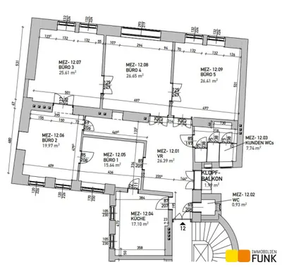 6-Zimmer-Gewerbeimmobilie mieten in Wien – 166 m², € 3.624 – Bild 16 von 18