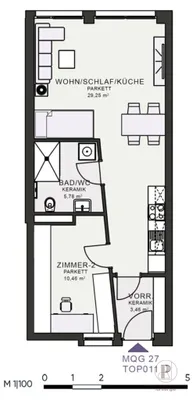 2-Zimmer-Wohnung mieten in Graz – 49 m², € 723 – Bild 4 von 4