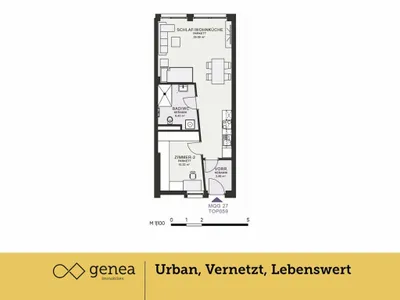 2-Zimmer-Wohnung mieten in Graz – 50,04 m², € 754 – Bild 2 von 20