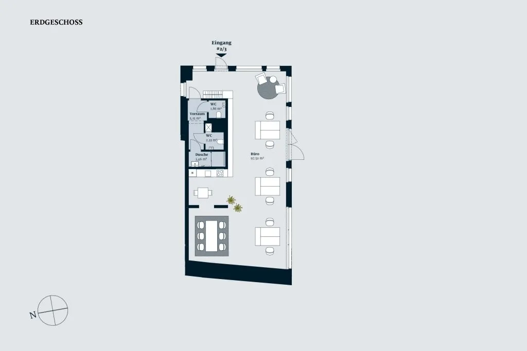 Inspirierendes Arbeiten auf 110 m² - flexibel und modern zur Miete – pohled 2