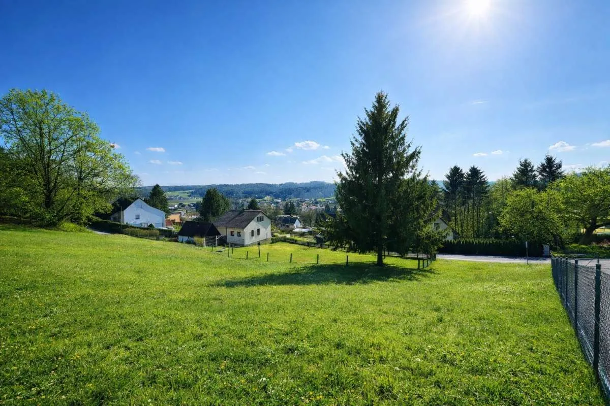 Sonniges Baugrundstück in traumhafter Aussichtslage nahe Graz! - Ansicht 3
