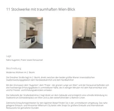 3 Zimmer Wohnung im 2. Bezirk nähe Augarten – Bild 2