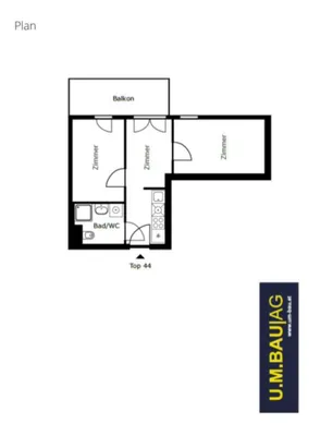 3 Zimmer Wohnung im 2. Bezirk nähe Augarten
