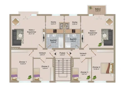 6-Zimmer-Wohnung kaufen in Klagenfurt – 122,08 m², € 398.900 – Bild 10 von 10