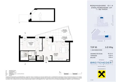 2-Zimmer-Wohnung kaufen in Wien – 50,1 m², € 424.000 – Bild 4 von 4