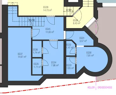 4-Zimmer-Gewerbeimmobilie kaufen in Rohrbach – 371 m², € 195.000 – Bild 49 von 49