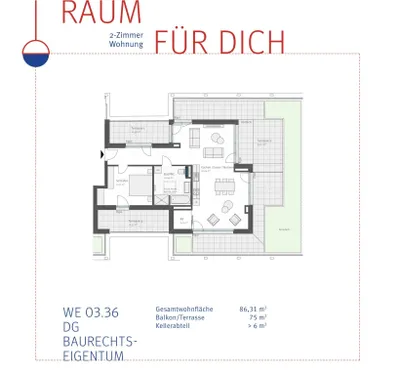 2-Zimmer-Wohnung kaufen in Salzburg Stadt – 86,31 m², € 689.600 – Bild 8 von 8