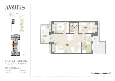 3-Zimmer-Wohnung kaufen in Wien – 83,97 m², € 549.000 – Bild 29 von 30